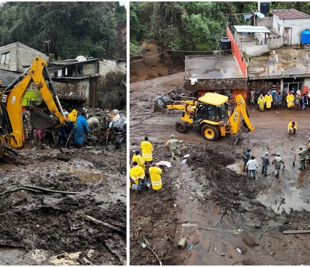 Hay daños en 134 km de carreteras y caminos de la Sierra Norte de Puebla; avanza rehabilitación