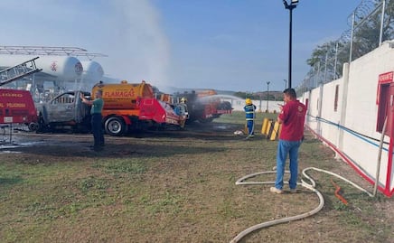 Incendio de seis pipas en Flamagas de Tepeojuma causa alarma