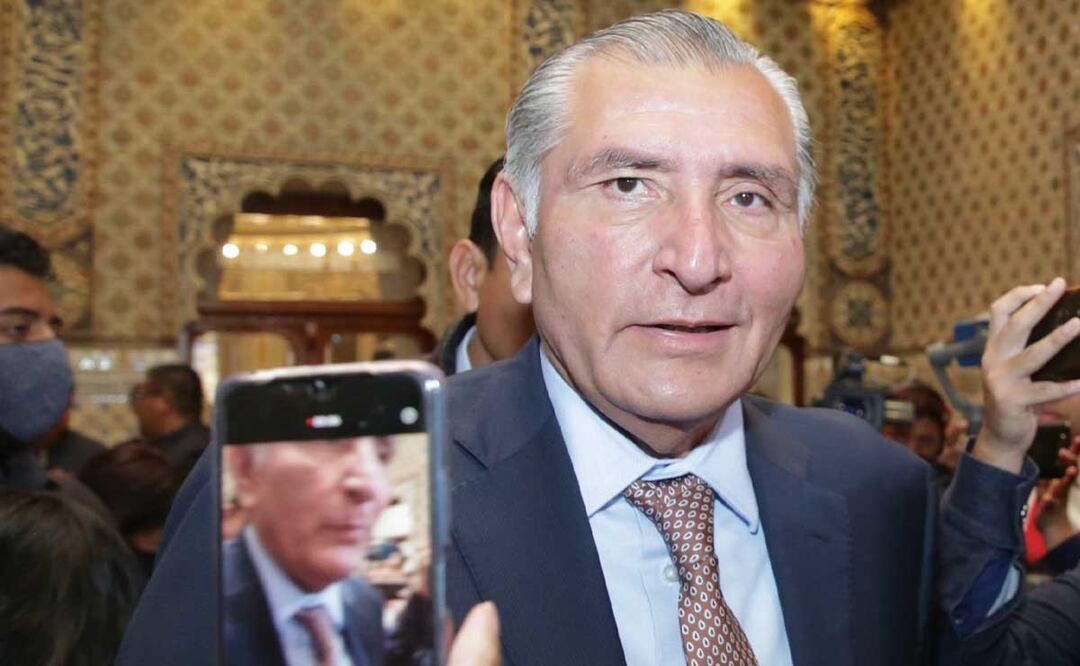 El secretario de Gobernación, Adán Augusto López, iniciará sus actividades en Puebla con una conferencia de prensa a las 11:15 de este viernes 13 de enero | Foto: agencia Es Imagen para El Universal Puebla