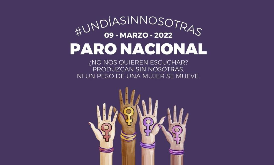 9M Un día sin nosotras. ¿Por qué se hace el paro del 9 de marzo?