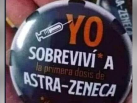 Con memes reciben los efectos secundarios de la vacuna AstraZeneca