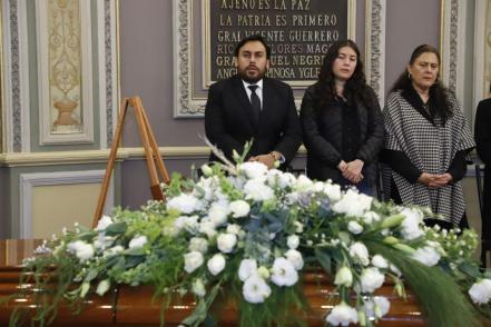 Despiden a Miguel Barbosa en el Congreso de Puebla