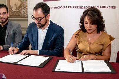 Acuerdan Gobierno de la Ciudad y Nafin capacitaciones gratuitas a emprendedores y MiPymes