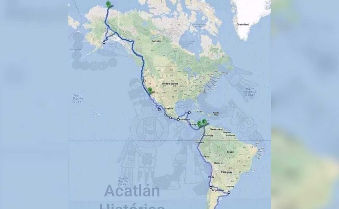 Esta es la Carretera Panamericana que atraviesa el continente y pasa por Puebla | Facebook Acatlán Histórico