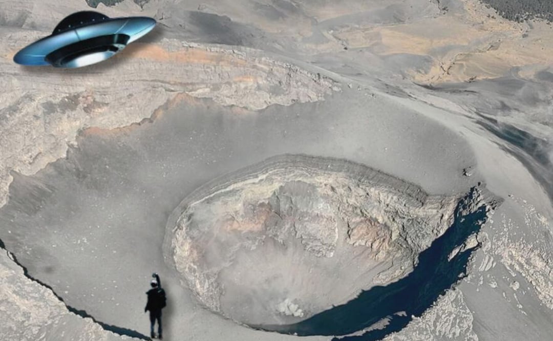 Este alpinista busca OVNIS en el Popocatépetl | Foto: Especial