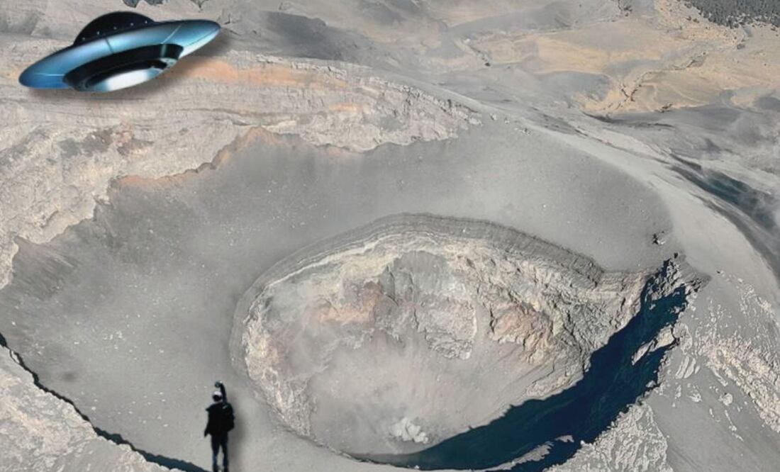 Este alpinista busca OVNIS en el Popocatépetl | Foto: Especial