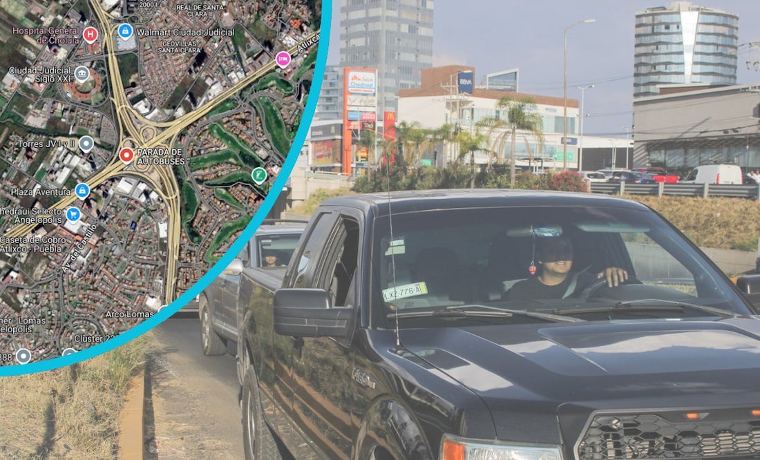 La caseta de la autopista Puebla-Atlixco se ha transformado con el paso del tiempo | Foto: Google Maps / EsImagen