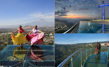 ¿Cuántos miradores de cristal hay en Puebla?