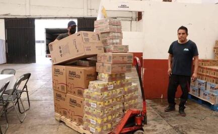 Con sopas Maruchan abastecen albergue en Huejotzingo