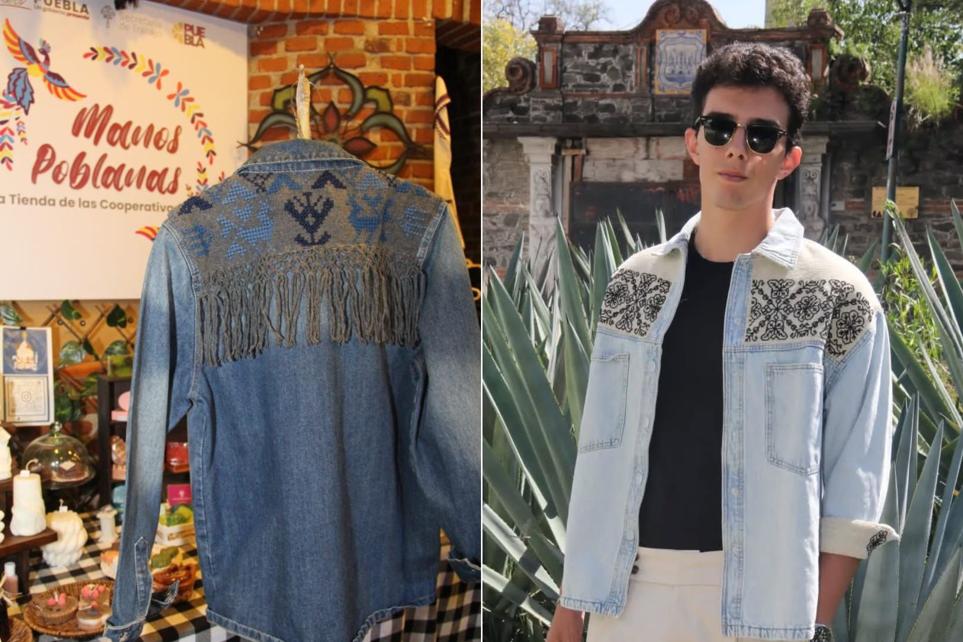 Cada chamarra es bordada a mano por artesanas como Octudulia y Margarita | Foto: Mexican Boheme