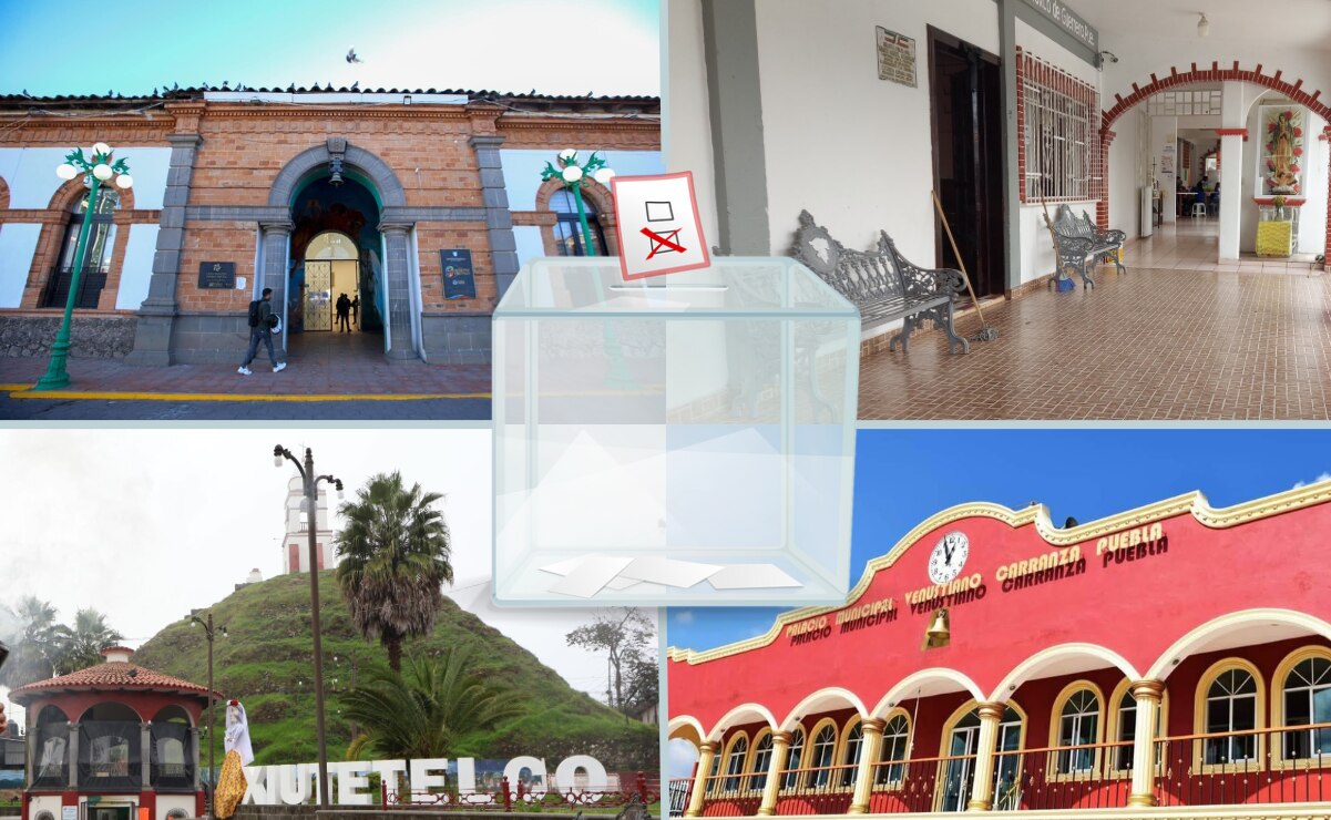 En los cuatro se registraron irregularidades durante la jornada electoral / FOTO: Pixabay y Facebook de ayuntamientos y concejos municipales