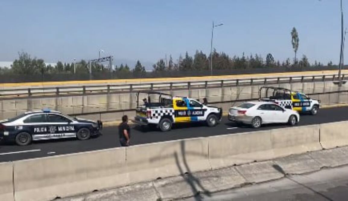 En Coronango se registró un enfrentamiento entre policías y presuntos ladrones | Foto: Captura Redes Sociales