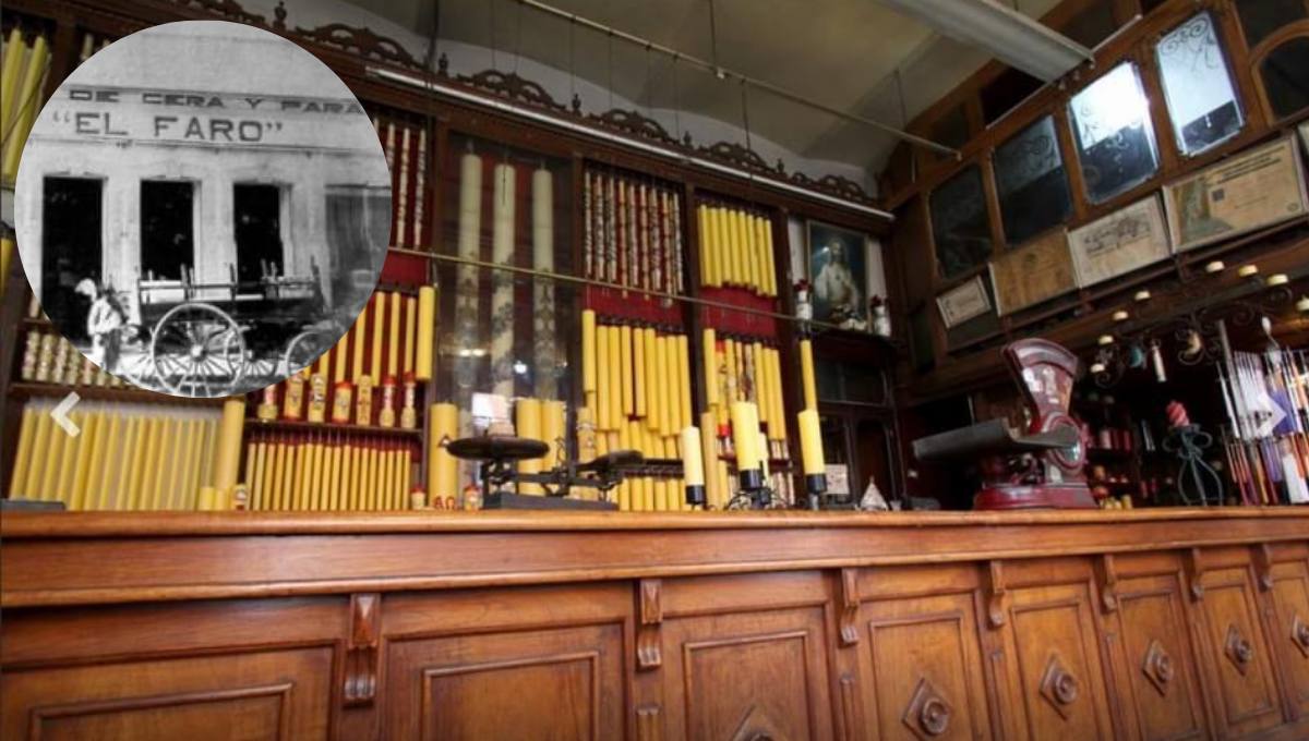 La cerería El Faro es la más antigua de la ciudad de Puebla | Foto: Puebla de Antaño