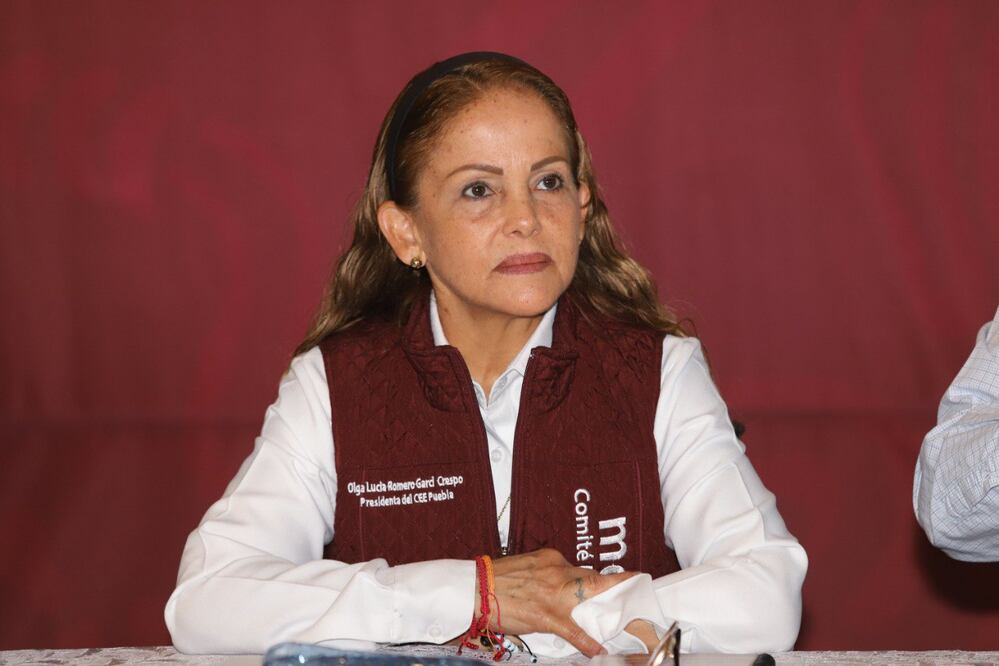 Olga Romero Garci-Crespo es hasta ahora la dirigente estatal de Morena | Foto: EsImagen