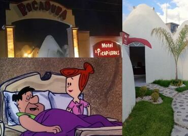 Así son las habitaciones del motel de los Picapiedra en Puebla