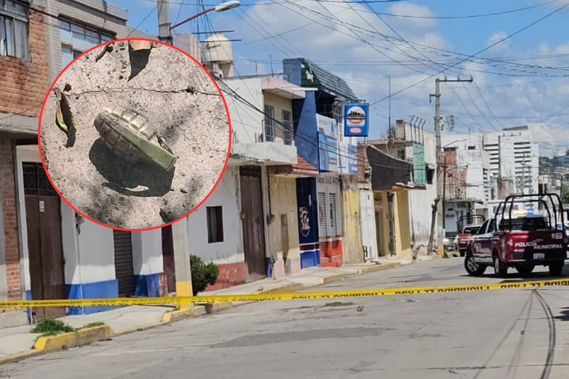 Hallan granada en calles de San Martín Texmelucan; evacúan escuelas cercanas