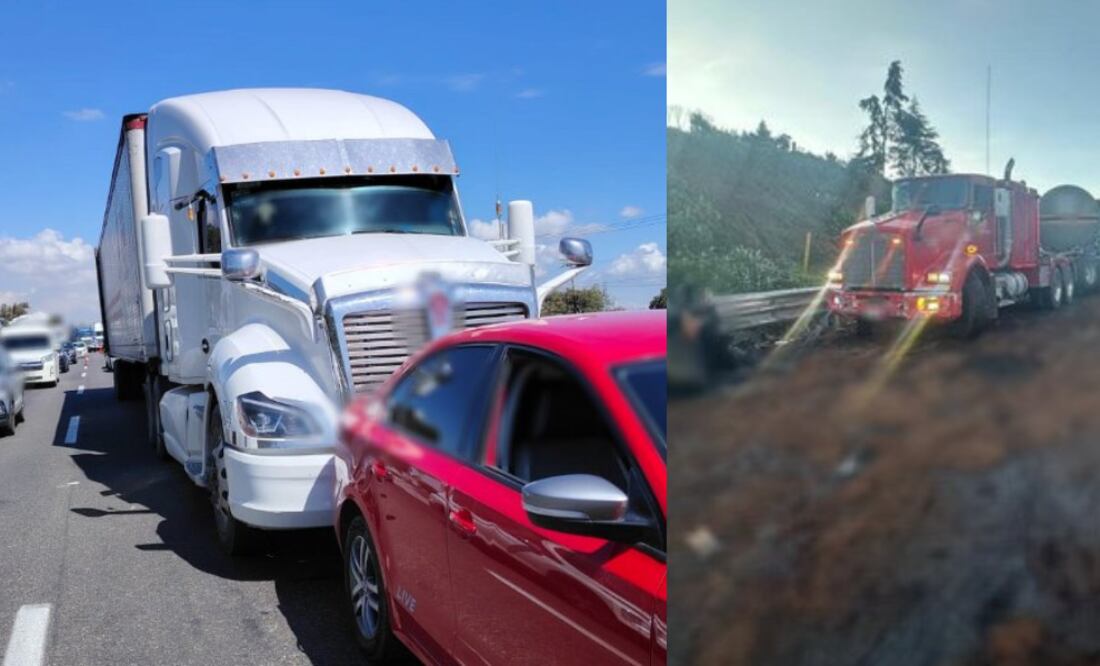 Tránsito en la carretera Puebla-Córdoba / Foto Redes Sociales GN Carreteras