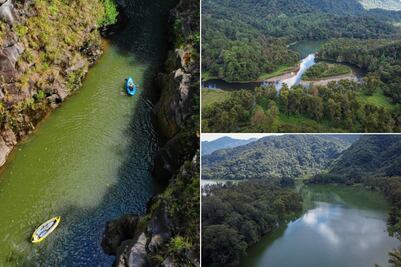 Conoce el pueblito de Puebla que parece una isla por su presa y está rodeado de naturaleza