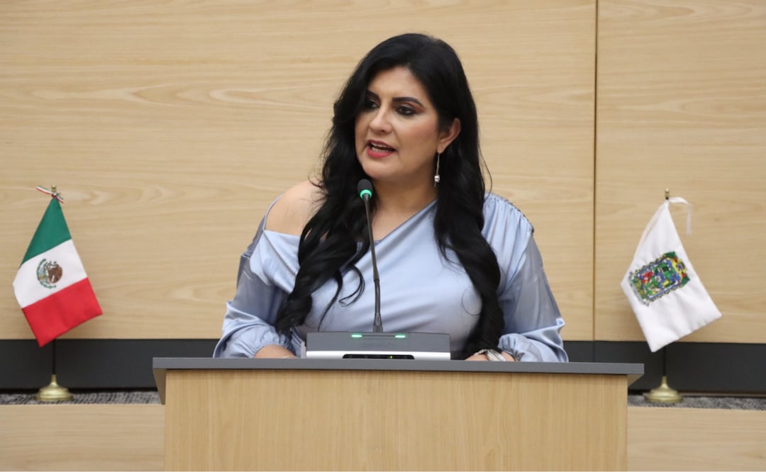 Promueve la diputada Delfina Pozos incremento de sanciones por el delito de extorsión | Foto: Congreso de Puebla.