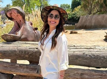 Cynthia Rodríguez visita Africam Safari en Puebla y cautiva a sus seguidores