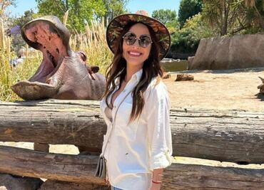 Cynthia Rodríguez visita Africam Safari en Puebla y cautiva a sus seguidores