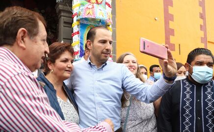 Puebla se pintará de azul en 2024, expresa Marko Cortés