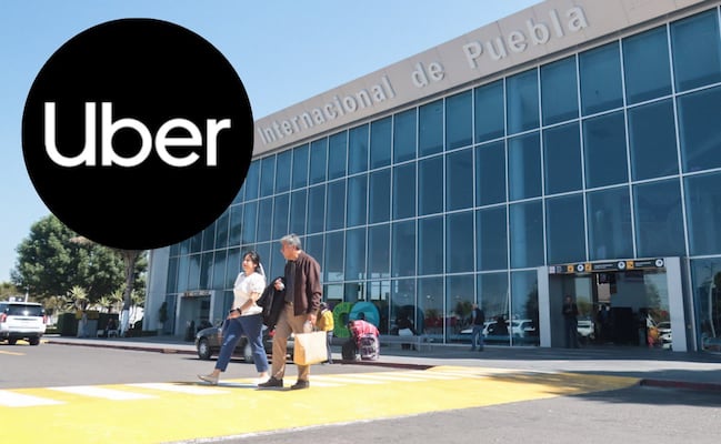 ¿Puede entrar un Uber al Aeropuerto Internacional de Puebla?