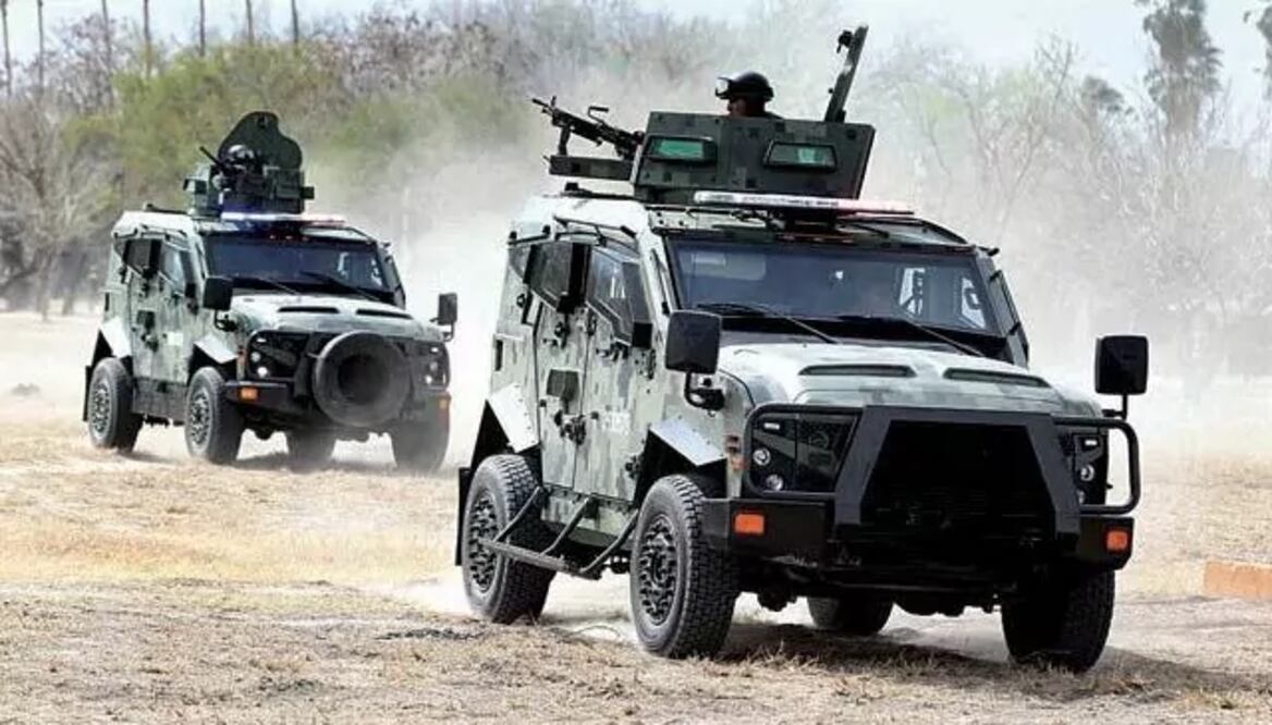 El propósito de este vehículo es proporcionar a militares y policías especializados la movilidad y capacidad de fuego necesarias para desplegarse. 

Foto: Producción El Universal Puebla