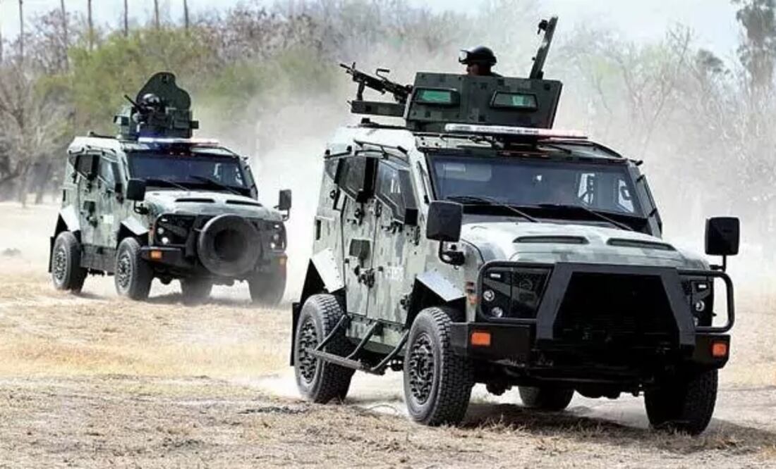 El propósito de este vehículo es proporcionar a militares y policías especializados la movilidad y capacidad de fuego necesarias para desplegarse.
Foto: Producción El Universal Puebla