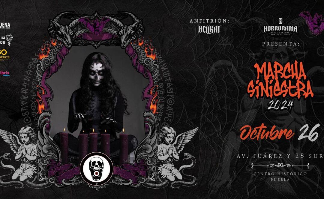 ¿Ya tienes listo tu disfraz para ir a la Marcha Siniestra? | Foto: Facebook Marcha Siniestra Puebla