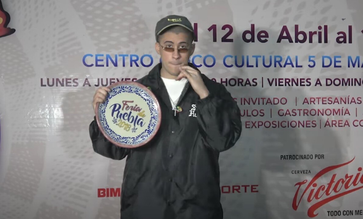 Bad Bunny. Proponen coperacha de 1 mdd para que regrese a Puebla