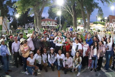Alejandro Armenta recorre Tecamachalco y Felipe Ángeles