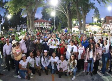 Alejandro Armenta recorre Tecamachalco y Felipe Ángeles