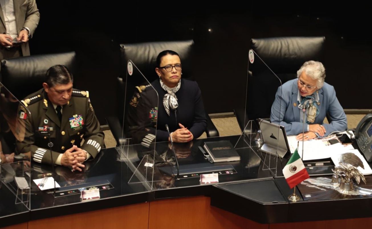 No venimos a ganar la guerra sino la paz: Rosa Icela Rodríguez al comparecer ante el Senado