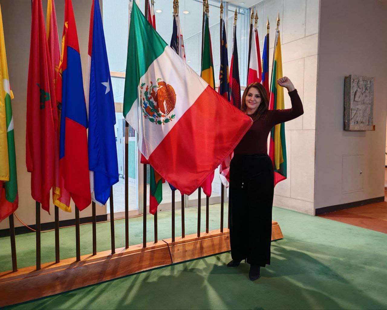 Maiella Gómez acudió a este encuentro internacional | Foto: Especial