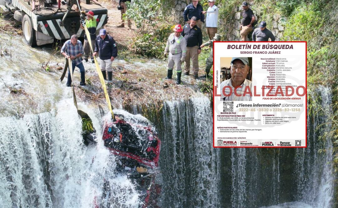 Sergio Franco desapareció luego de intentar cruzar con su vehículo el cauce de un río en la localidad de Xaltepuxtla | Foto: Gobierno del Estado