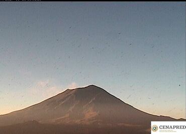 ¿Cómo amaneció el Popocatépetl? 23 de marzo 2021
