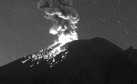 Volcán Popocatépetl registró 12 explosiones en las últimas 24 horas