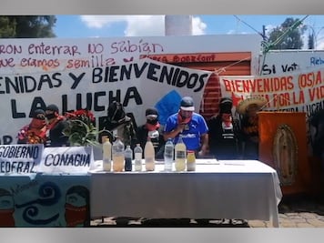 Inconformes toman instalaciones de la planta Bonafont en Puebla