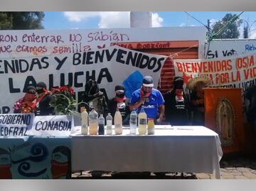 Inconformes toman instalaciones de la planta Bonafont en Puebla