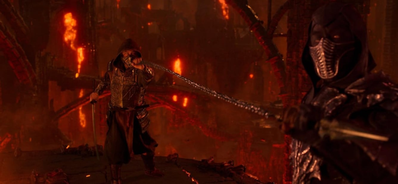 Lo mejor de Mortal Kombat II está en sus escenas de acción, las cuales rescatan algunos de los movimientos del videojuego con el gore que los fans esperan | Foto: Warner Bros