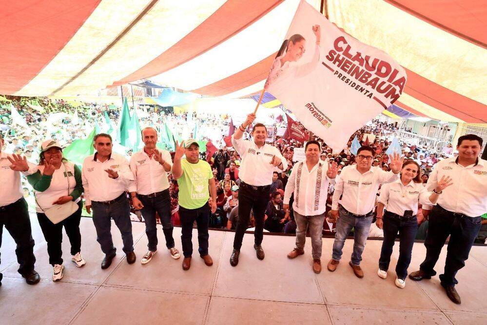 El candidato Alejandro Armenta visitó el municipio de Quimixtlán | Foto: Alejandro Armenta