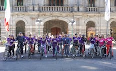 Arranca Mes de la Mujer con rodada en la capital poblana