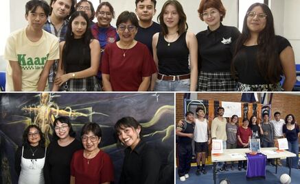 Estudiantes de Artes de la BUAP pintan mural por aniversario de Psicología