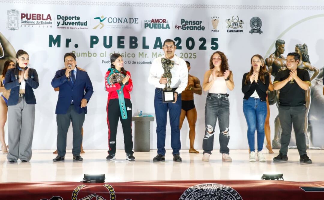 El estado se consolida como sede nacional del físico culturismo con Mr. Puebla 2025 | Foto: Gobierno del Estado.