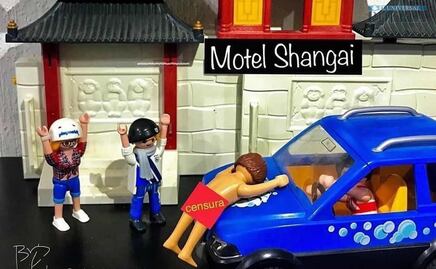 Surgen los memes del encuerado del motel Shanghai