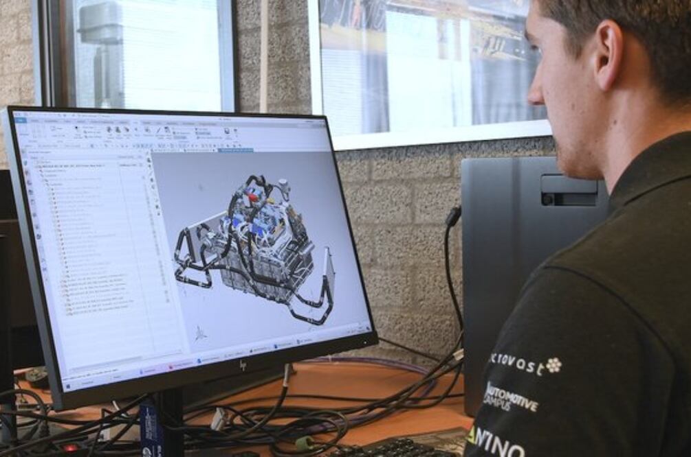 InMotion crea auto eléctrico para competir en Le Mans / Foto: @siemens_press