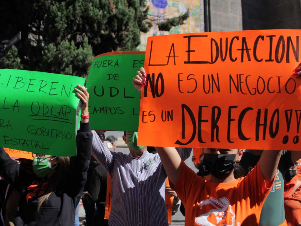 Convocan a otra marcha por la liberación de la UDLAP