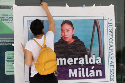 EXIGEN JUSTICIA PARA ESMERALDA