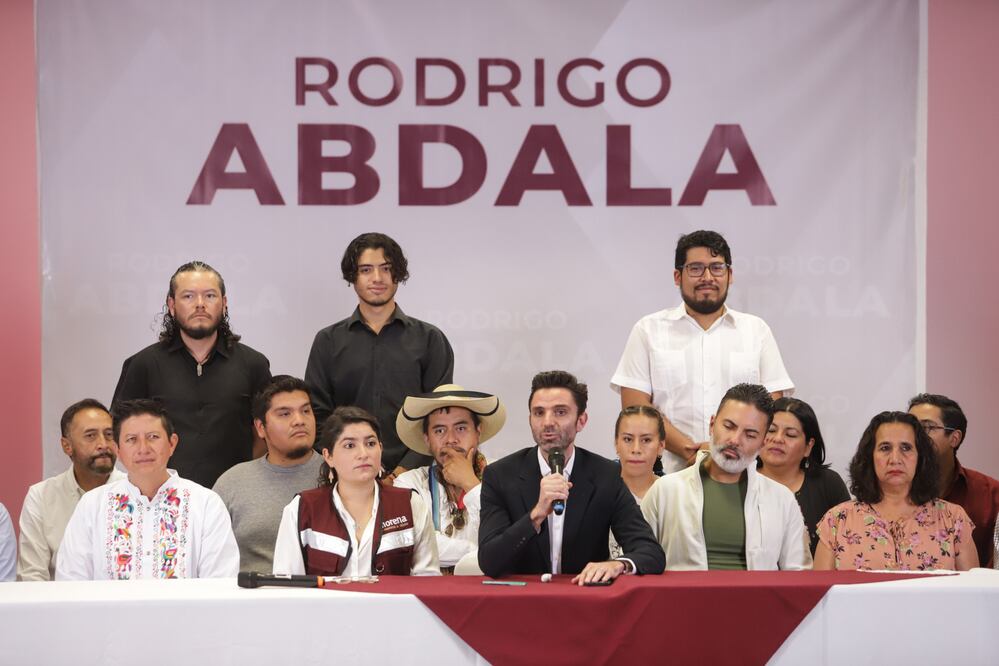 Rodrigo Abdala enfocará todo su tiempo en la promoción de su proyecto para el proceso interno en Morena | Foto: Agencia Es Imagen para El Universal Puebla